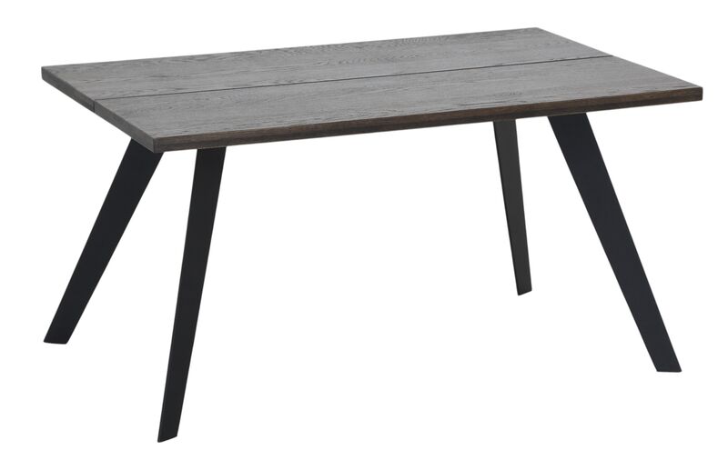 Sling tammi lankkupöytä 140x90 cm savutammi/musta