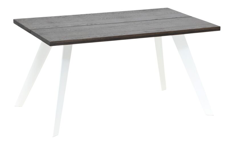 Sling tammi lankkupöytä 140x90 cm savutammi/valkoinen