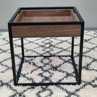 Nevada kolo sohvapöytä 50x50 cm ruskea