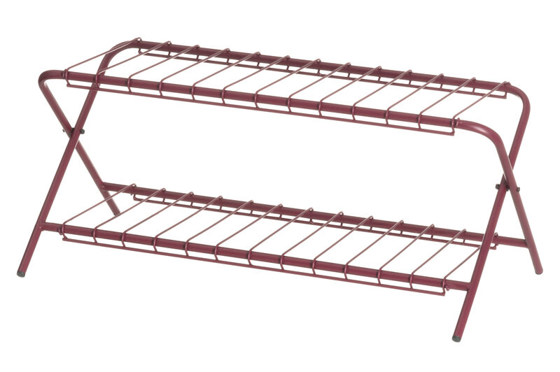 4Living Flip kenkäteline 70x28x31 cm burgundinpunainen