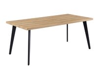 East ruokapöytä 180x90 cm tammi/musta