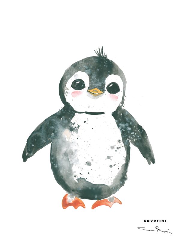 Kaverini Pingviini juliste 30x40 cm
