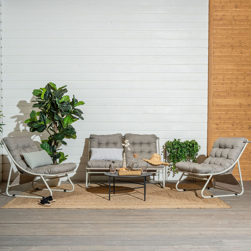 Laakso nojatuoli greige/hiekka