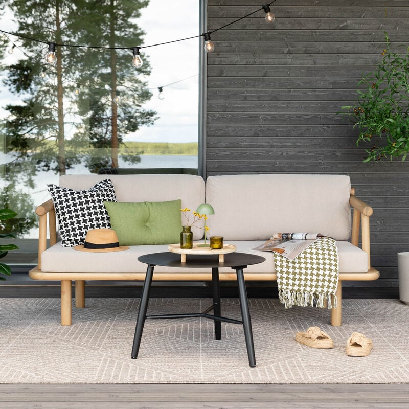 Tanko 3-istuttava ulkosohva antiikkipetsattu/hiekka