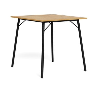 Peru ruokapöytä 70x70 cm tammi/musta