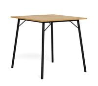 Peru ruokapöytä 70x70 cm tammi/musta