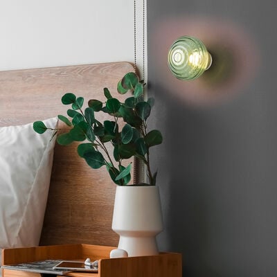 Trio Earl LED seinävalaisin meripihka ladattava