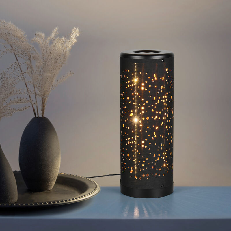 Trio Taco LED-pöytävalaisin musta/kulta