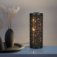 Trio Taco LED-pöytävalaisin musta/kulta