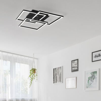 Trio Mobile LED katto-/seinävalaisin mattamusta