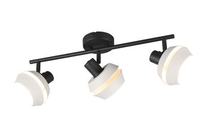 Trio Isla spottivalaisin 3-os E14 harmaa/mattamusta