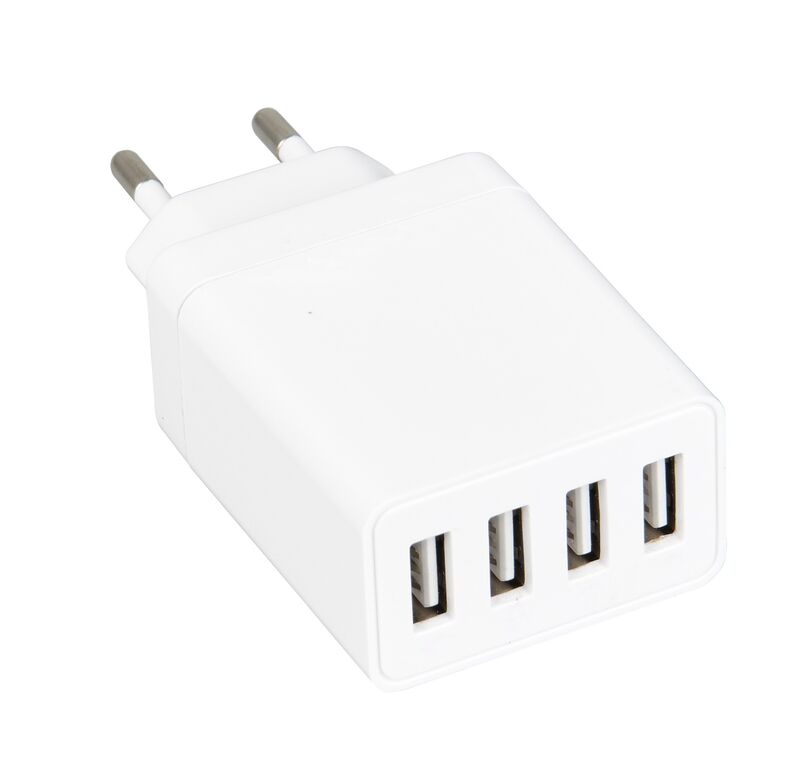 Trio USB-laturi valkoinen