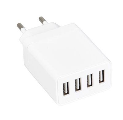 Trio USB-laturi valkoinen