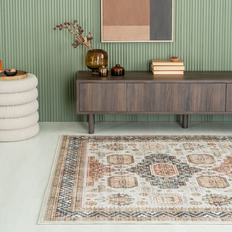 Cortina matto 160x230 cm beige/ruskea