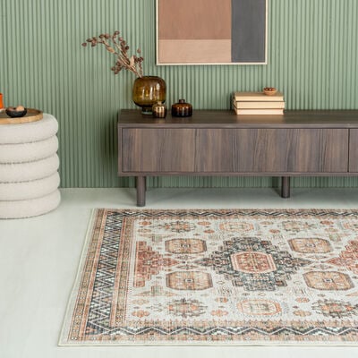 Cortina matto 160x230 cm beige/ruskea