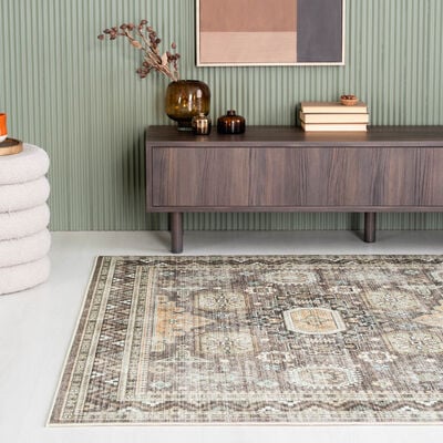 Cortina matto 200x290 cm beige/ruskea