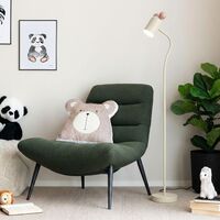 Hiiri lattiavalaisin vaalea beige/pinkki