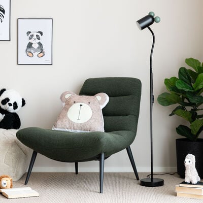 Hiiri lattiavalaisin mattamusta/vihreä