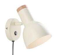 Kumpu seinävalaisin valkoinen