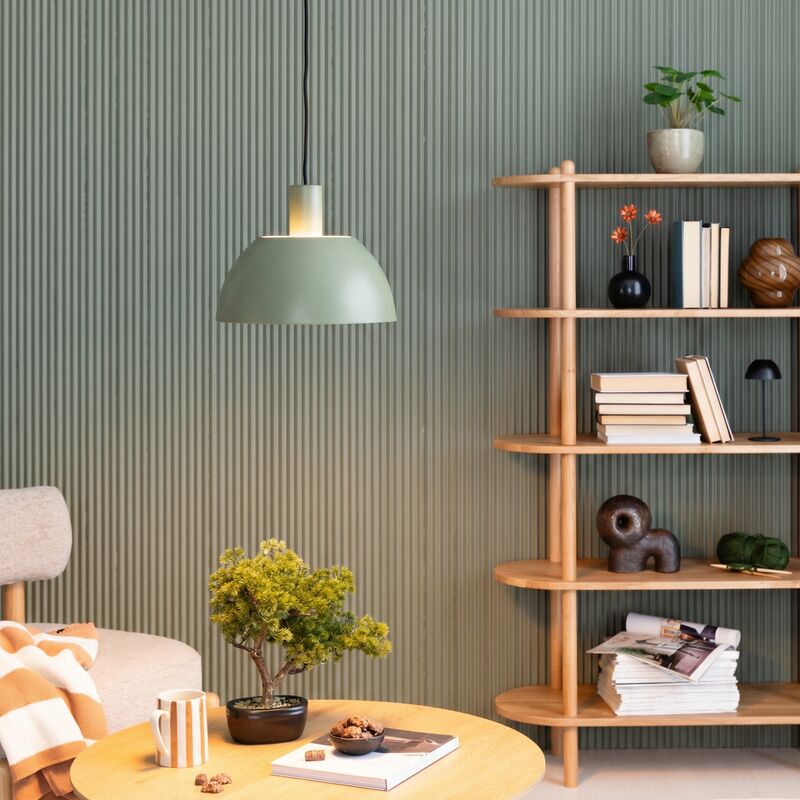 Nekku rippuvalaisin Ø30 cm vihreä