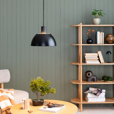 Nekku rippuvalaisin Ø30 cm vihreä