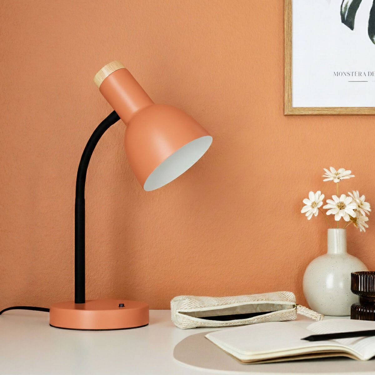 Kumpu pöytävalaisin terra