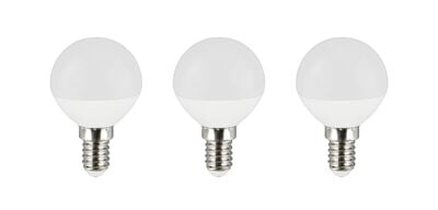 Trio RL LED-lamppu E14 4,8W 470lm 4000K 3-pack