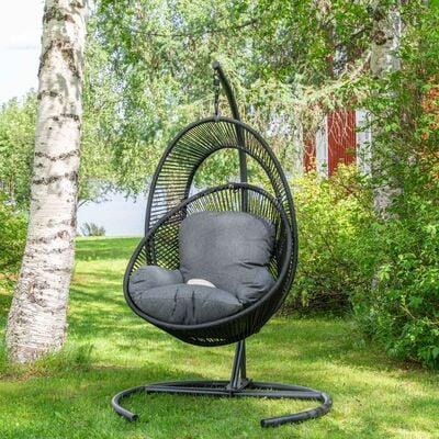 Outfit Tim riipputuoli telineellä musta/harmaa, asiakaspalautus