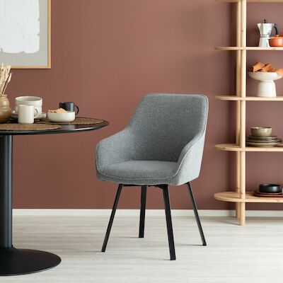 Mooda Alessio pyörivä tuoli beige/musta