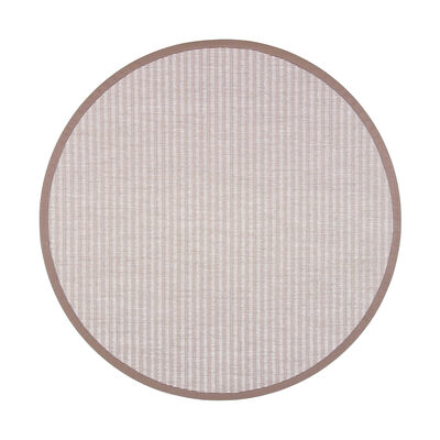 VM Carpet Kelo paperinarumatto 240 cm pyöreä ruskea/musta