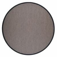 VM Carpet Kelo paperinarumatto 133 cm pyöreä ruskea/musta