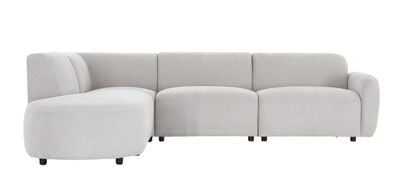 Mesi avokulmasohva oikea Fay 5 beige, 2-laatuinen