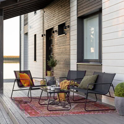 Theodor sohvaryhmä musta