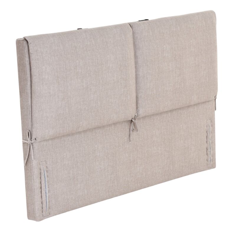 Unia sängynpääty tyynyllä 160x105cm, Beige Vogue 02