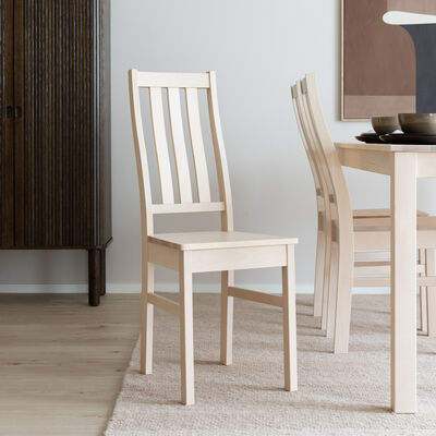 Niklas tuoli puuistuimella musta/tammi