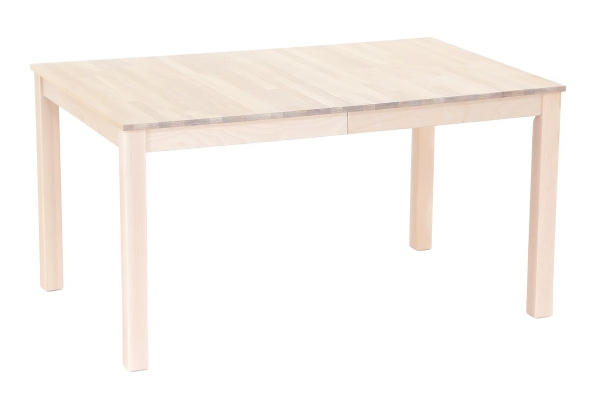 Scandic ruokapöytä jatkettava 140+40x90 cm valkolakattu koivu