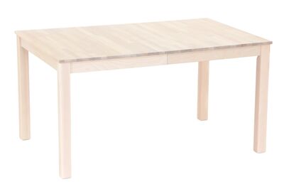Scandic ruokapöytä jatkettava 140+40x90 cm valkolakattu koivu