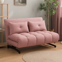 Helmi 2-istuttava vuodesohva vaaleanpunainen 61 City