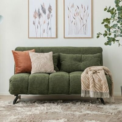 Helmi 2-istuttava vuodesohva vihreä 34 City