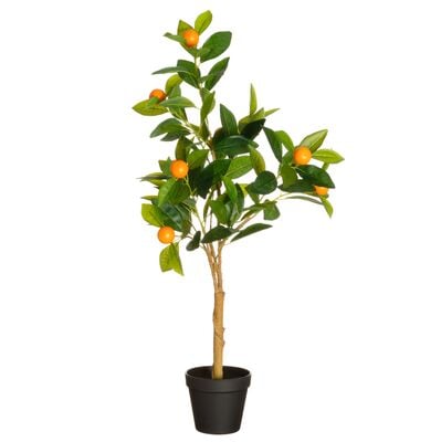 4Living Kääpiösitrus ruukussa 75 cm vihreä/oranssi