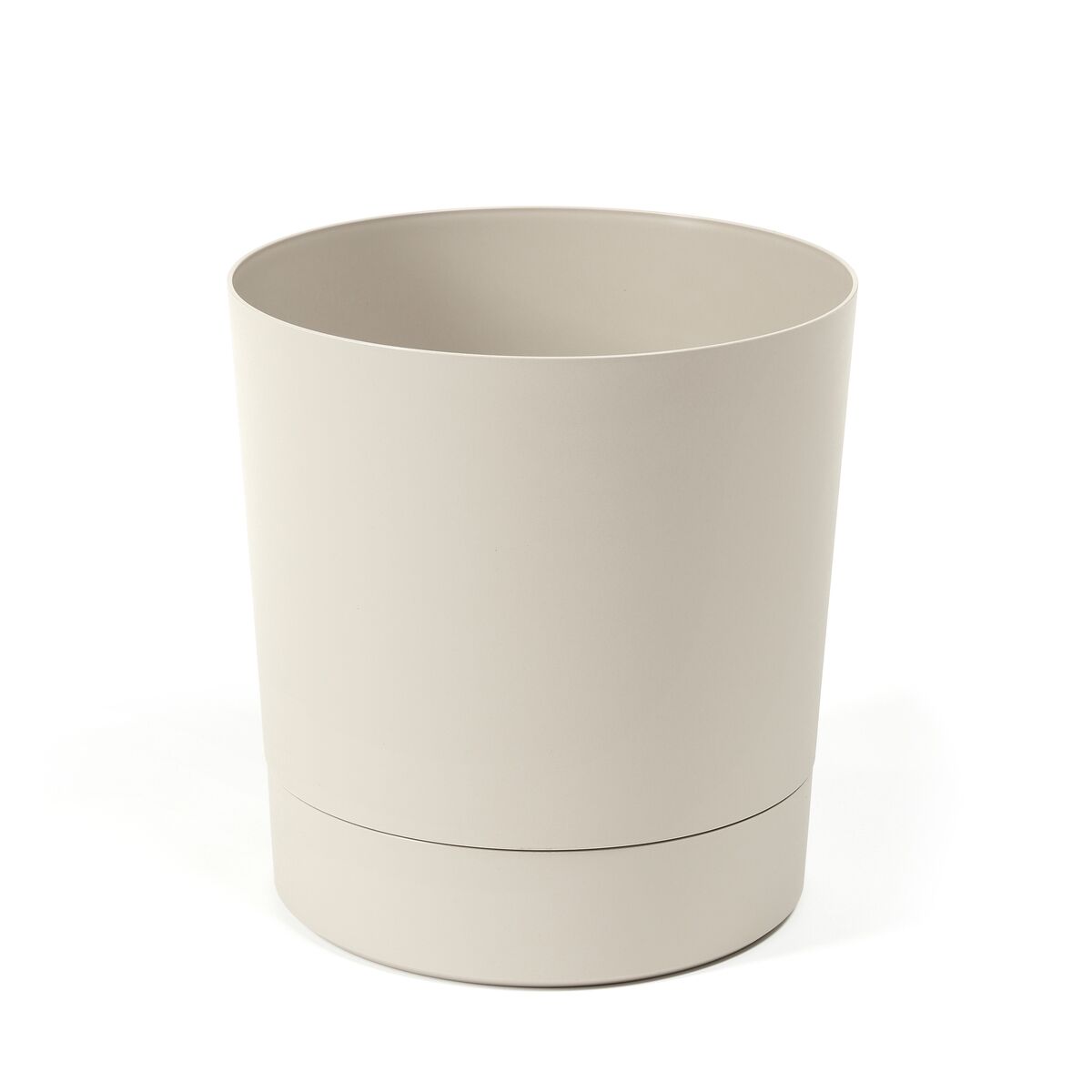 4Living Aura ruukku aluslautasella 14,5 cm beige