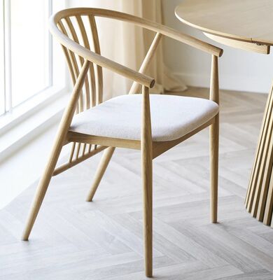 House Nordic Agustin ruokapöydän tuoli savutammi, hiekka HN1286