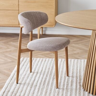 House Nordic Levanto ruokapöydän tuoli tammi, hiekka HN1302