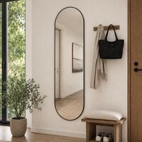 Domo peili 50x160 cm musta