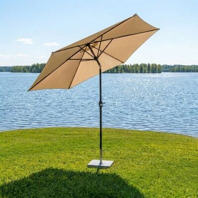 Basic aurinkovarjo 250 cm beige