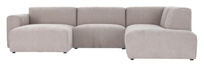 Syli U -kulmasohva, oikea beige Brego 34