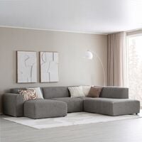 Syli U -kulmasohva, oikea beige Brego 34