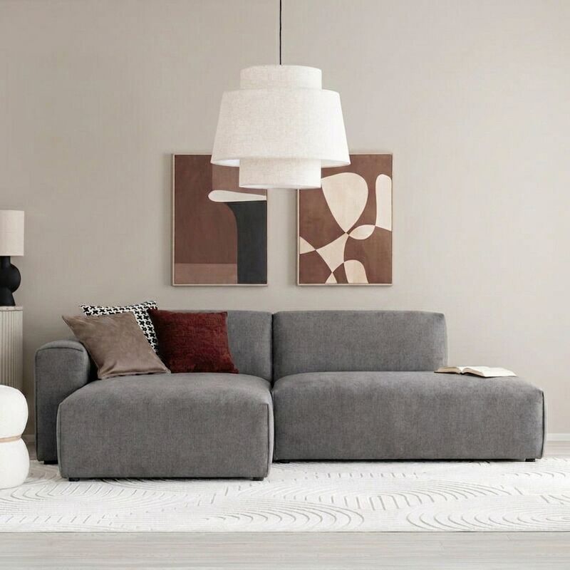 Syli Divaanisohva avopäädyllä, vasen beige Brego 34
