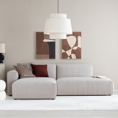 Syli Divaanisohva avopäädyllä, oikea beige Brego 34