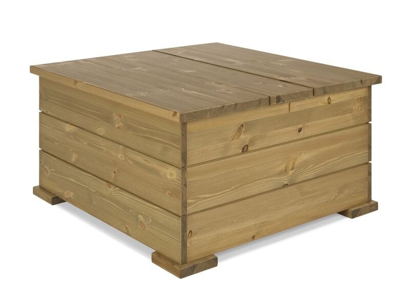 Airisto arkkupöytä 80x80 cm antiikkipetsattu